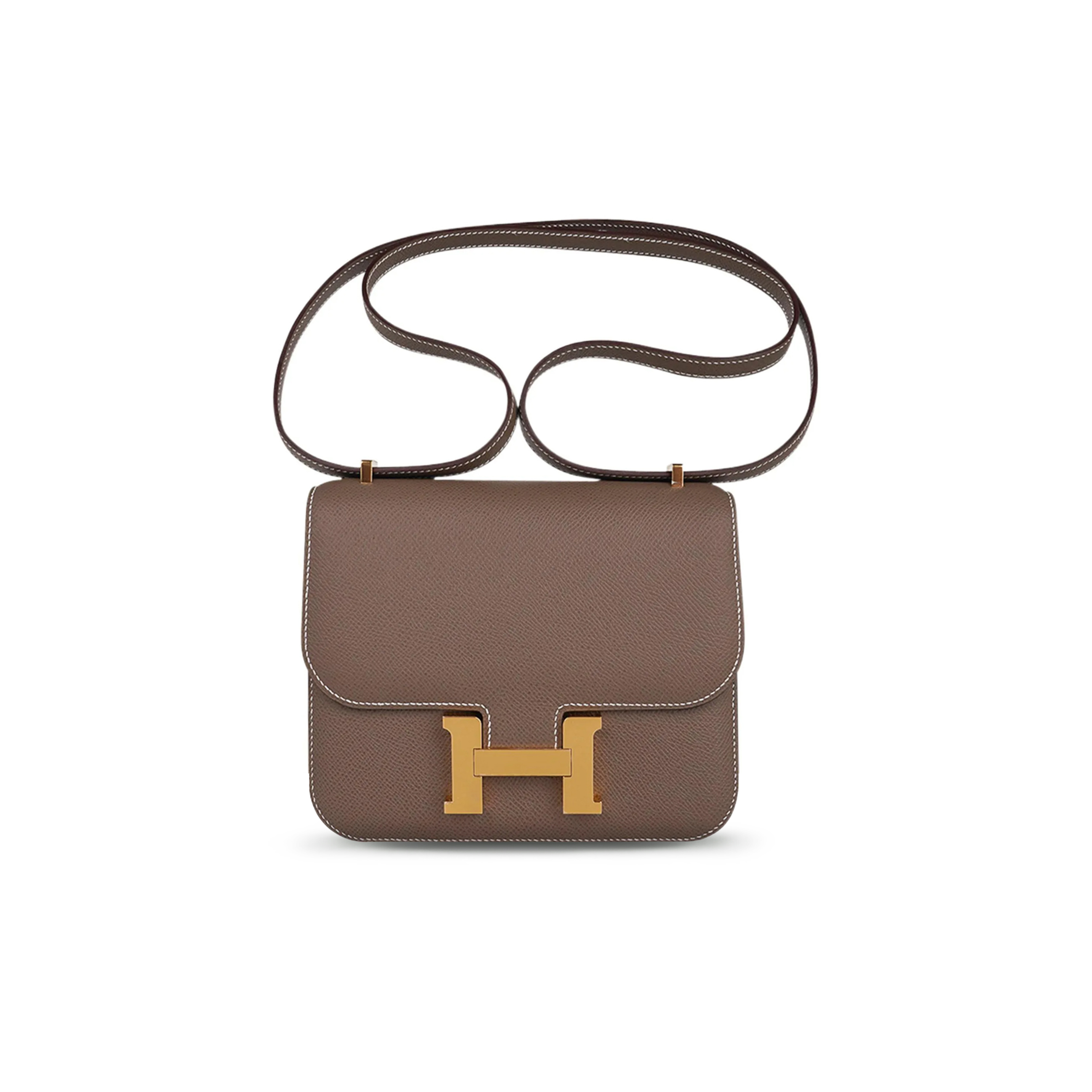 H**mes constance 18 epsom etoupe h083905cc18(19*15*4cm)